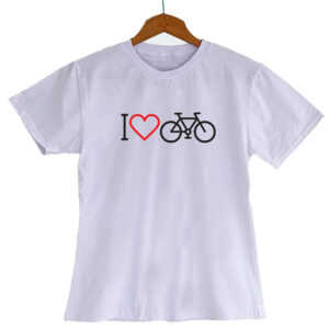 Camiseta Feminina I Love Bike
